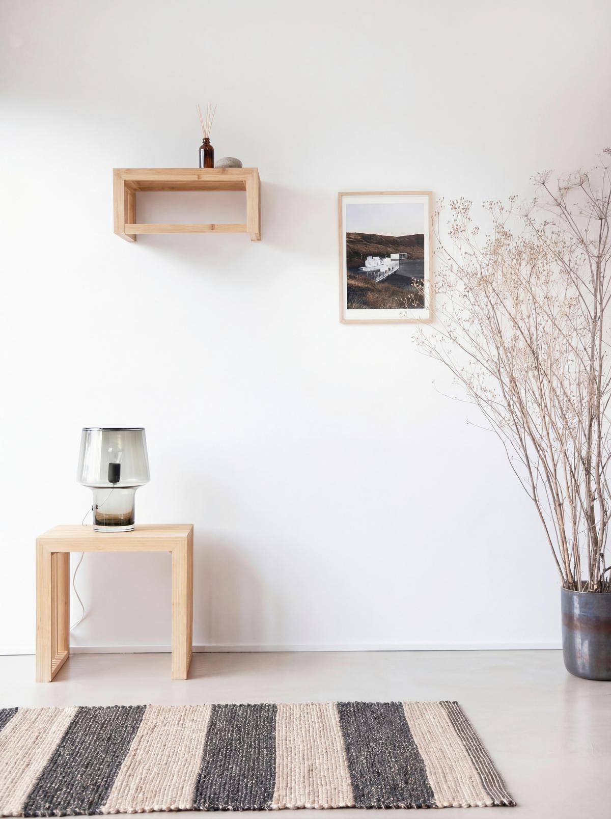 GARDEROBE 2-teilig  in 45/35/43 cm  - Naturfarben, Design, Holz (45/35/43cm) - Livetastic
