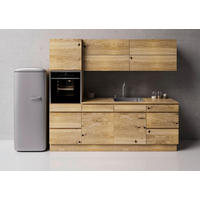 KÜCHENLEERBLOCK 240 cm   in Kastanienfarben  - Kastanienfarben/Eichefarben, Basics, Holz (240cm) - OSTER