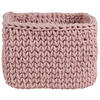 TÁROLÓKOSÁR 24/18/24 cm  - pink, Basics, textil (24/18/24cm) - Patinio