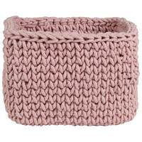 TÁROLÓKOSÁR 24/18/24 cm  - pink, Basics, textil (24/18/24cm) - Patinio