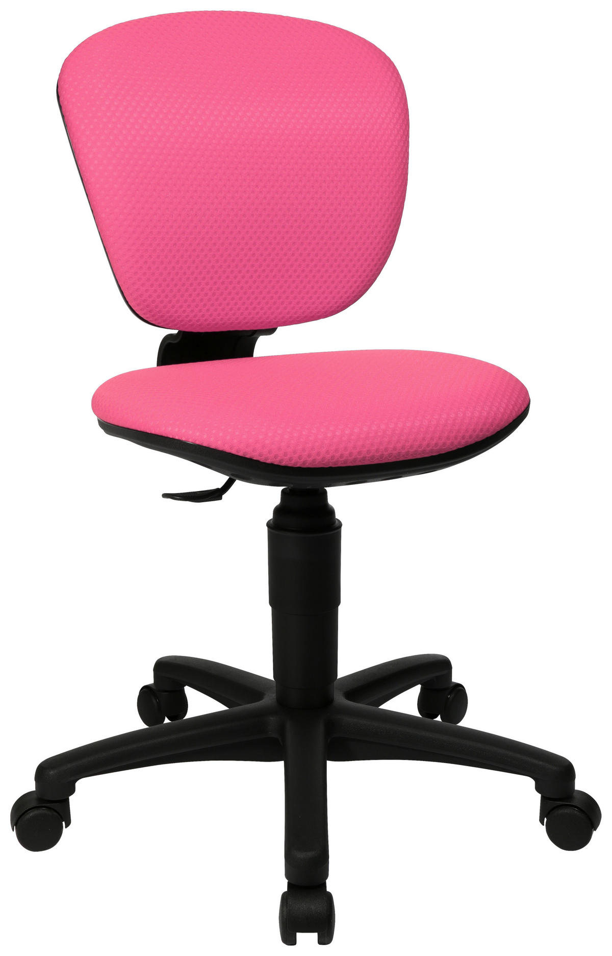 JUGENDDREHSTUHL Schwarz, Pink  - Pink/Schwarz, Basics, Kunststoff/Textil (40/40-49/38cm) - Xora