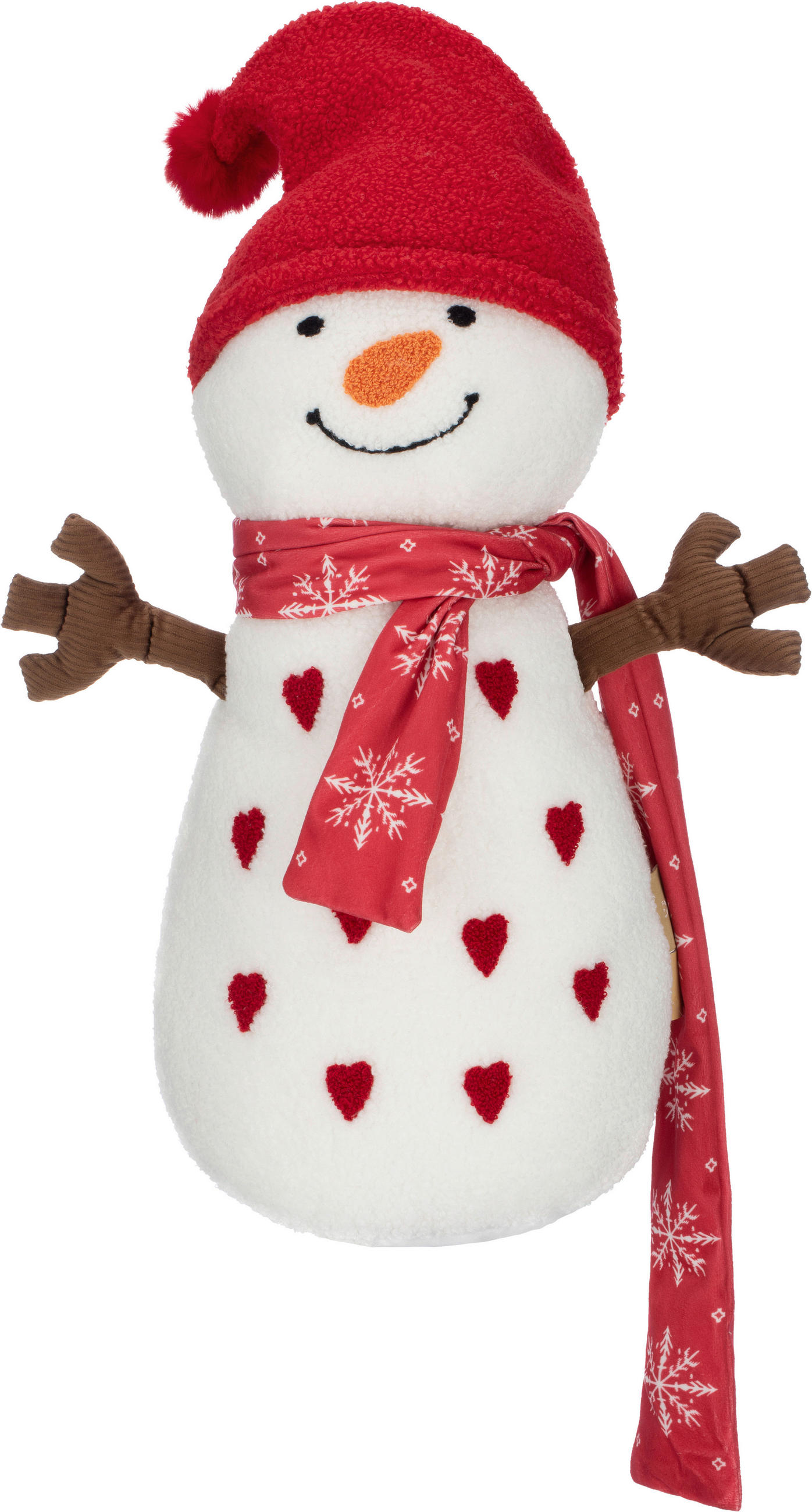DEKORAČNÝ VANKÚŠ 53/25 cm - červená, textil (53/25cm) - X-Mas