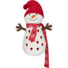 DÍSZPÁRNA 53/25 cm  - piros, textil (53/25cm) - X-Mas