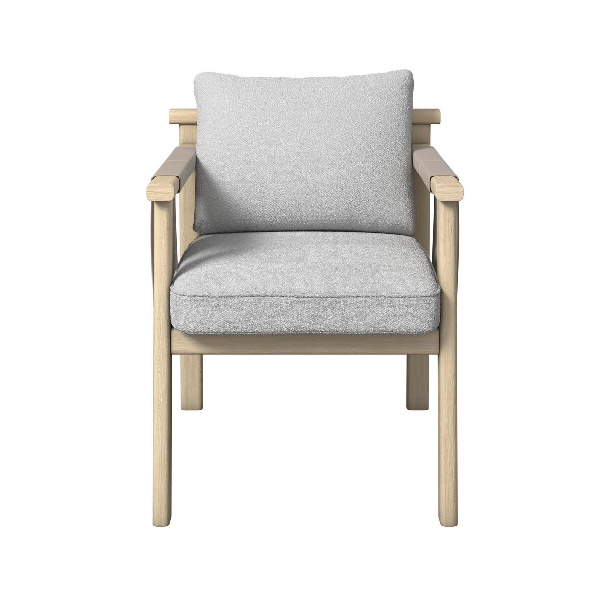 GARTENSTUHL Holz, Textil Naturfarben, Taupe, Eschefarben  - Taupe/Eschefarben, Romantik / Landhaus, Holz/Textil (64/73/64,5cm) - Dieter Knoll