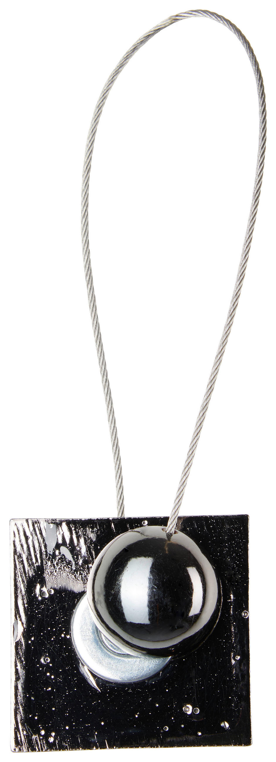 GARDINOMTAG  - antracit, Basics, metall/naturmaterial (4,5/15cm) - Homeware