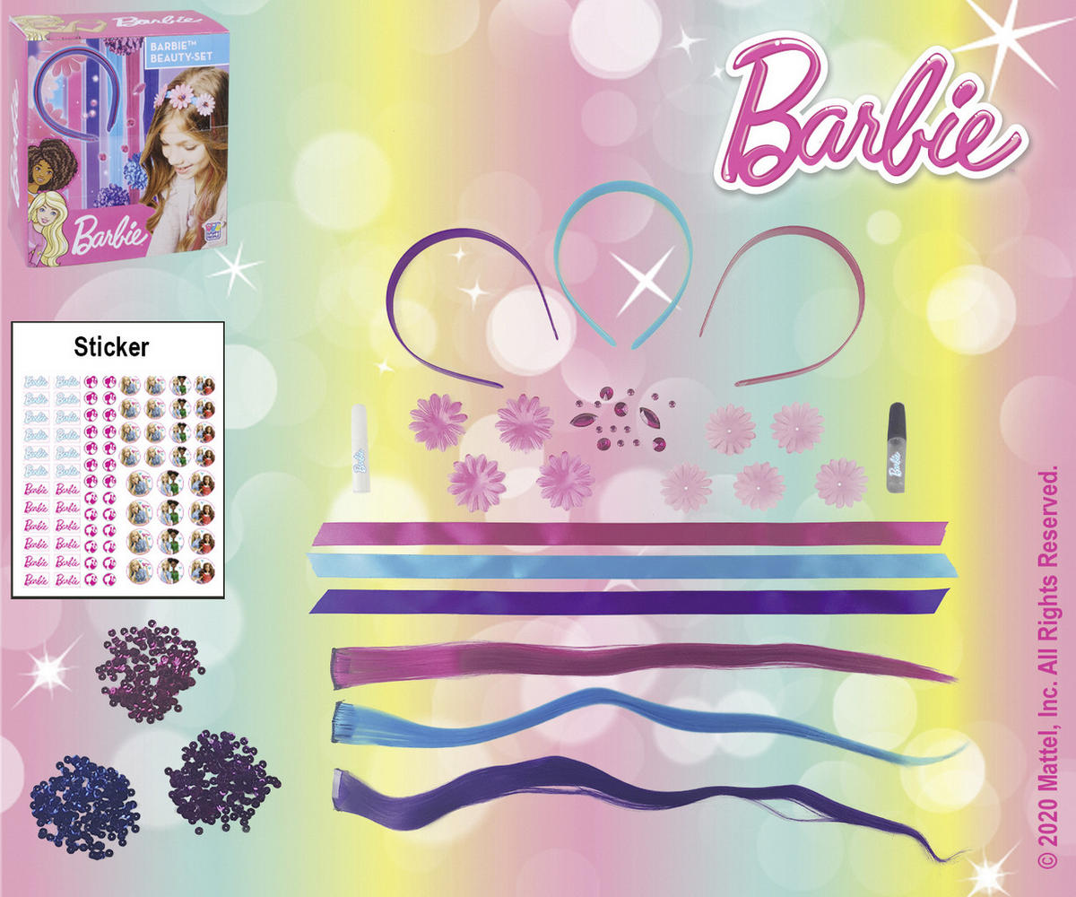 KINDER-STYLINGSET - Multicolor, Trend, Kunststoff/Textil (10/17/18cm)