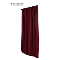 WÄRMESCHUTZVORHANG Verdunkelung  - Rot, Basics, Textil (145/260cm)