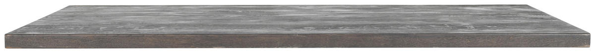 TISCHPLATTE Eiche massiv Graubraun  - Graubraun, MODERN, Holz (160/90/5,5cm) - Boxxx