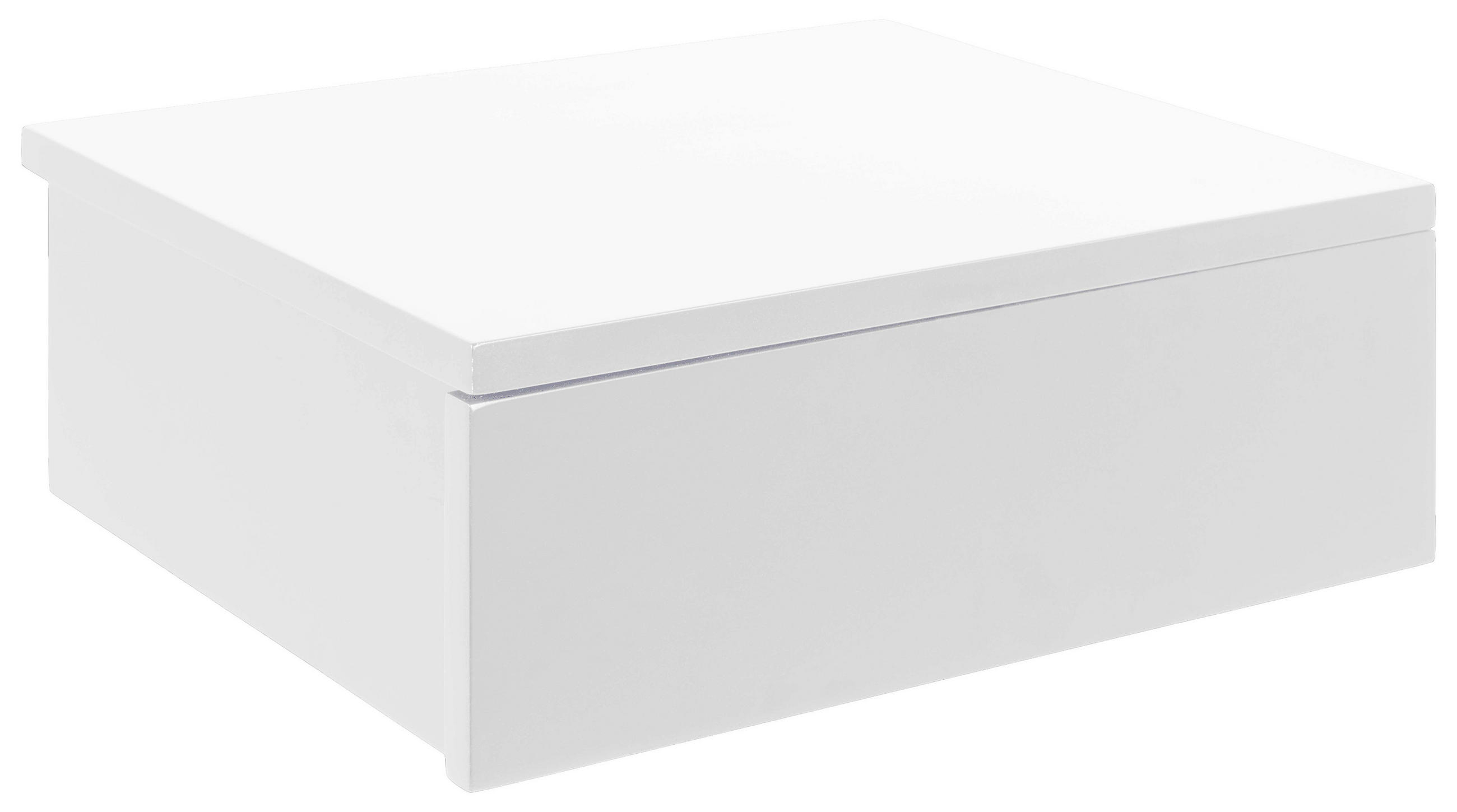 NACHTTISCH  Weiss  - Weiss, Modern, Holzwerkstoff (37/13/32cm) - MID.YOU