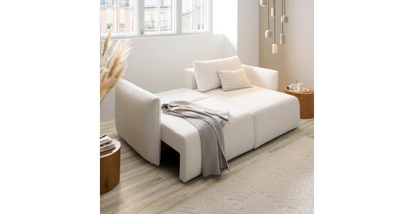 ECKSOFA  in Jersey Creme  - Creme/Schwarz, KONVENTIONELL, Kunststoff/Textil (238/148cm) - Carryhome