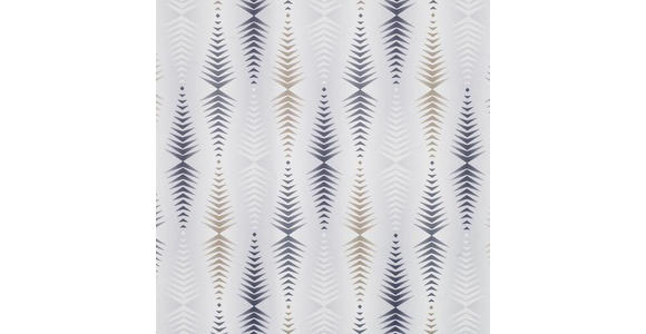 VORHANGSTOFF per lfm Verdunkelung  - Hellbraun/Anthrazit, Design, Textil (150cm) - Esposa