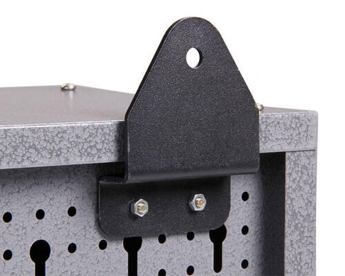 WERKBANKSET 240/205/60 cm  - Anthrazit/Grau, Basics, Holz/Metall (240/205/60cm)
