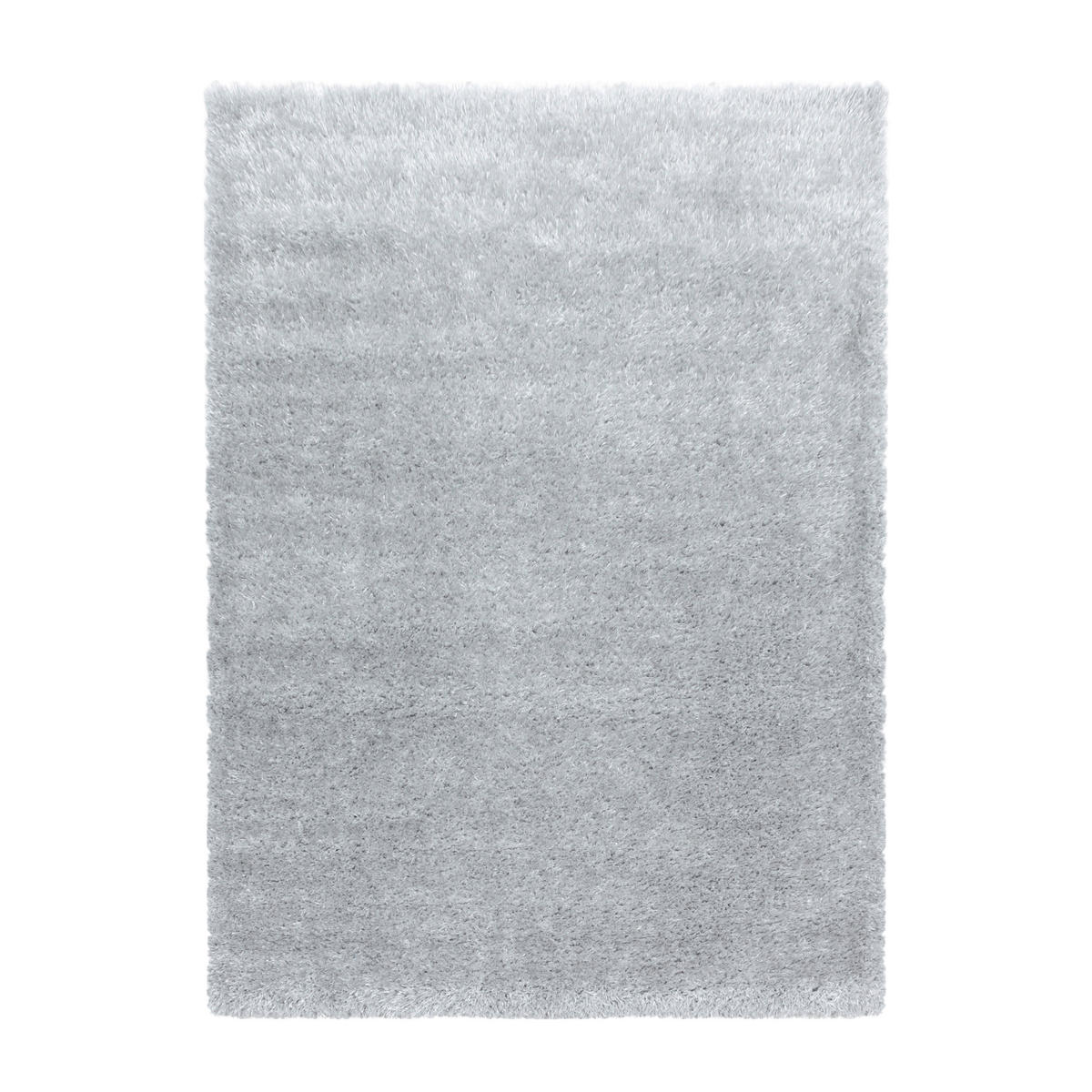 HOCHFLORTEPPICH 80/150 cm Brilliant 4200 silber Silberfarben  - Silberfarben, Basics, Textil (80/150cm)
