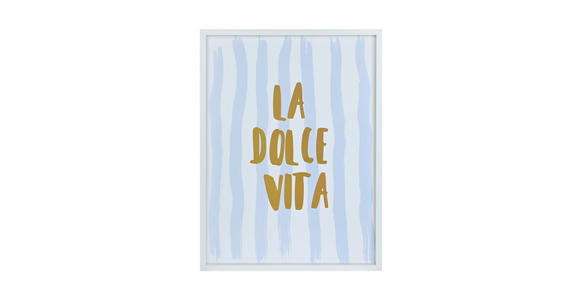 FOTORAHMEN 32/48 cm  - Weiß, Design, Papier/Holzwerkstoff (32/48cm) - Ambia Home