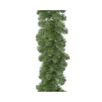 GIRLANDA - zelena, Basics, plastika (270cm) - X-Mas