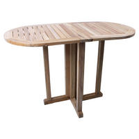 BALKONTISCH Holz Hellbraun  - Hellbraun, MODERN, Holz (120/60/75cm) - Gardenson