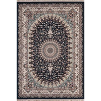 VINTAGE-TEPPICH 80/150 cm Semerkand Dunkelblau, Beige  - Beige/Dunkelblau, LIFESTYLE, Textil (80/150cm)