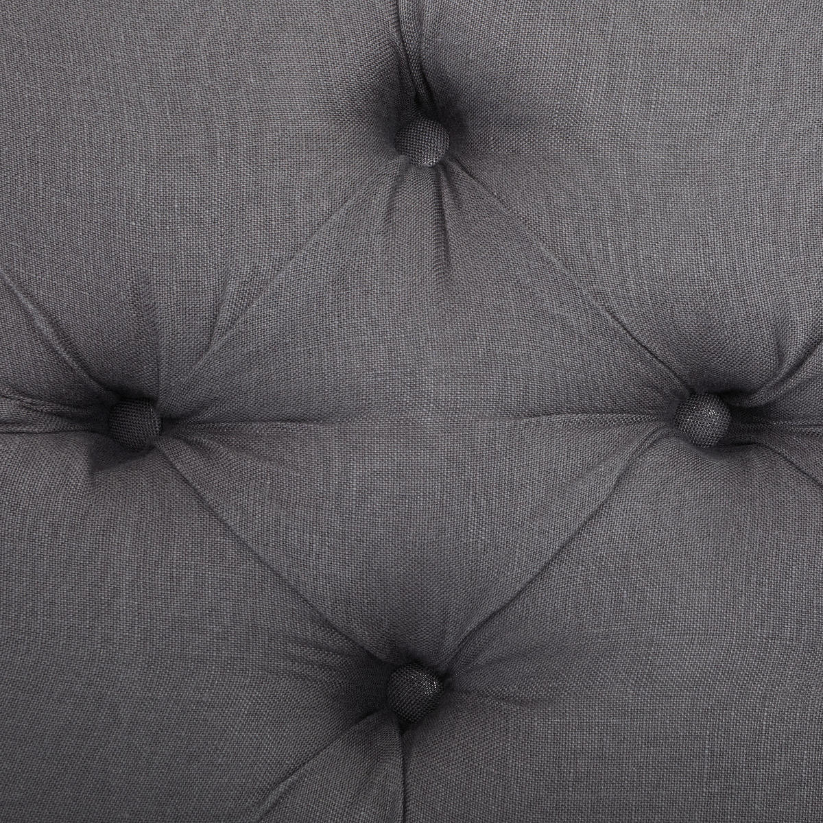 TABURETOVÁ LAVICE, dřevo, textil, 108/45/43 cm - šedá/černá, Design, dřevo/textil (108/45/43cm) - MID.YOU