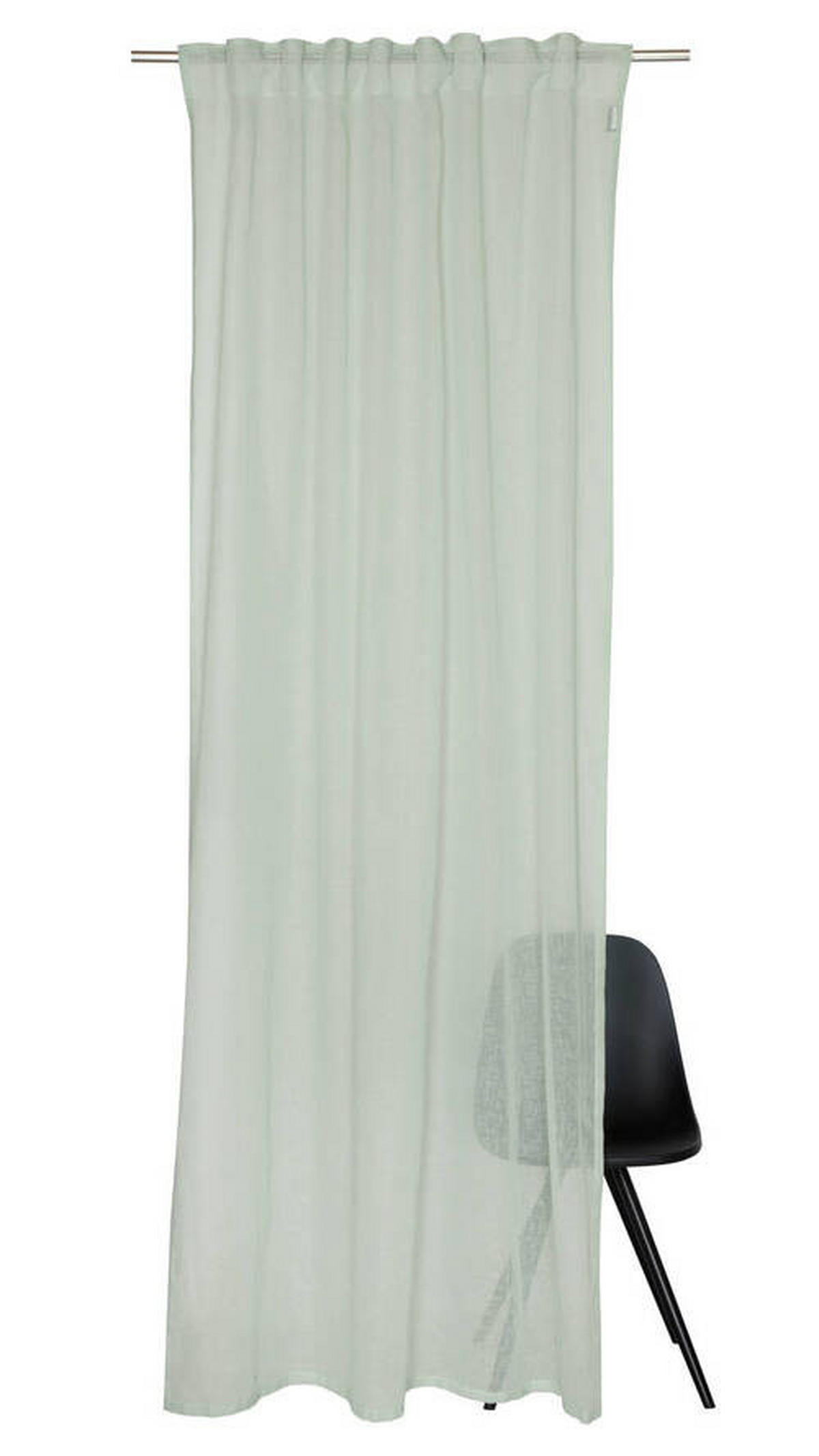 VORHANGSCHAL transparent  - Hellgrün, Basics, Textil (130/250cm) - Schöner Wohnen