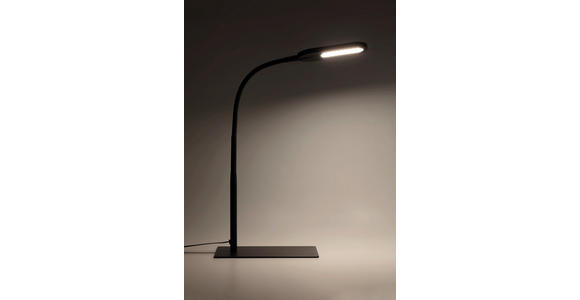 LED-TISCHLEUCHTE 37,5/15/43,5 cm - Schwarz, Basics, Kunststoff/Metall (37,5/15/43,5cm) - Novel