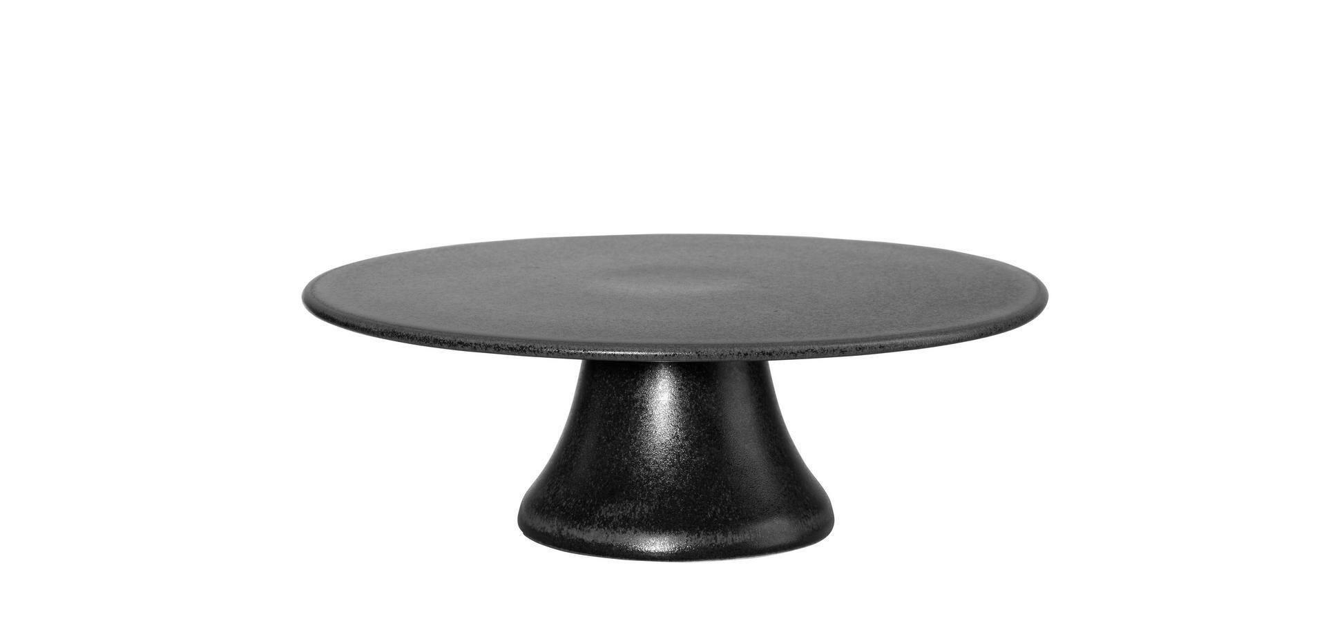 PLADANJ ZA TORTU    22,5 cm    Grande  - crna, Basics, keramika (22,5cm) - ASA