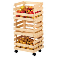 OBSTKORB   37/80/30 cm  - Naturfarben, Basics, Holz (37/80/30cm) - Kesper