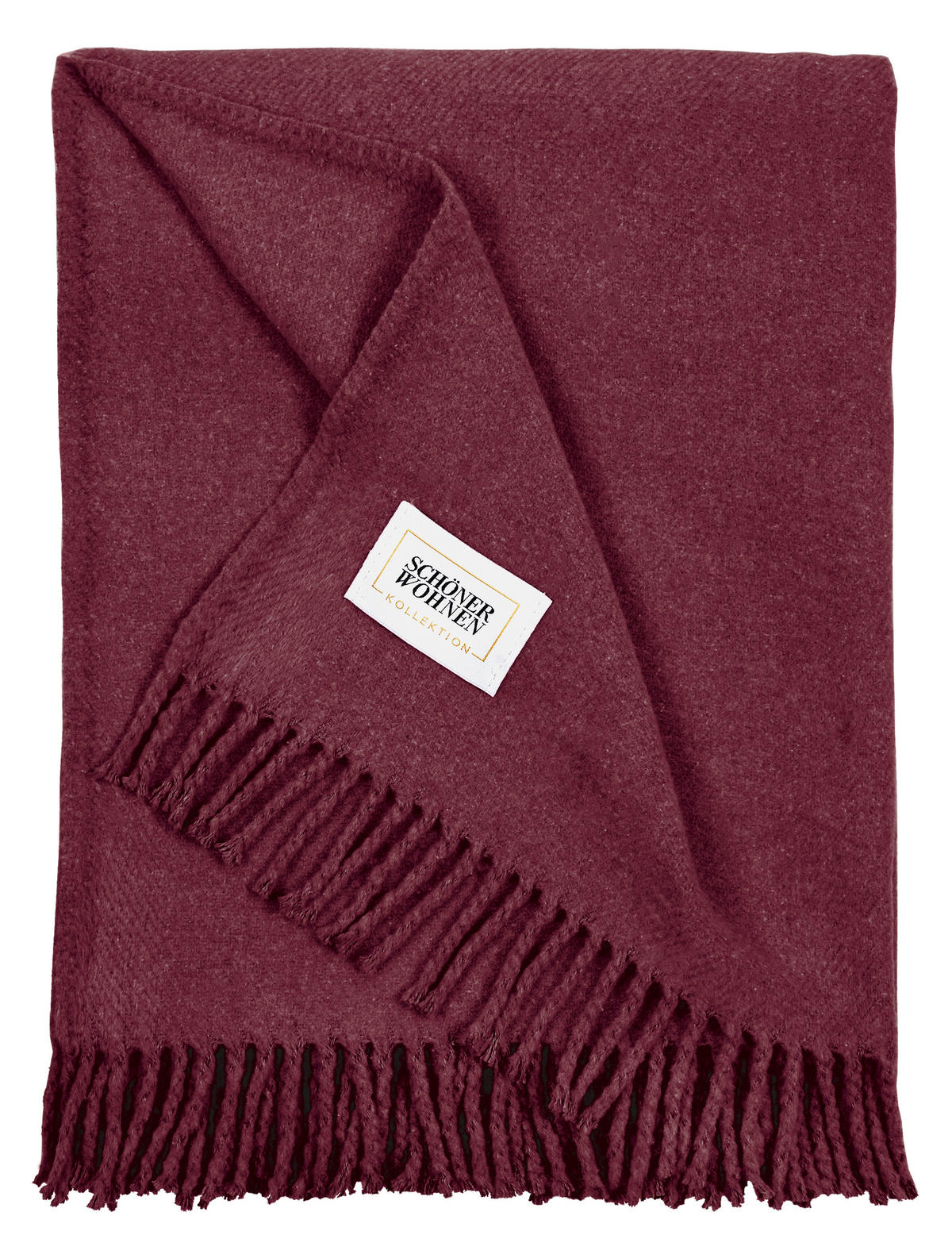 PLAID SW-BASICS  - Pflaume, Basics, Textil (140/200cm) - Schöner Wohnen