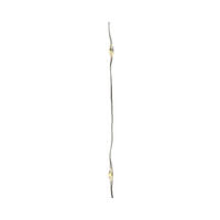 LICHTERKETTE 95 cm  - Silberfarben, KONVENTIONELL, Kunststoff (95cm)