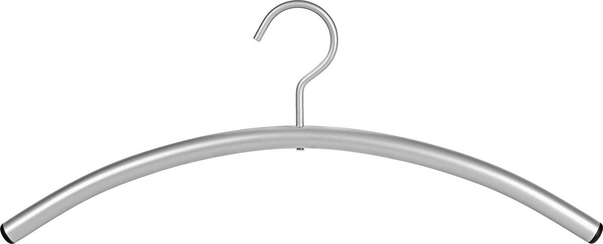 KLEIDERBÜGELSET 2-TEILIG 47 cm Metall  - Silberfarben, KONVENTIONELL, Metall (47cm)