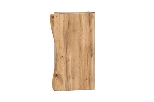 HÄNGESCHRANK 30/64/20 cm - Eiche Wotan/Graphitfarben, Natur, Holzwerkstoff (30/64/20cm) - Xora