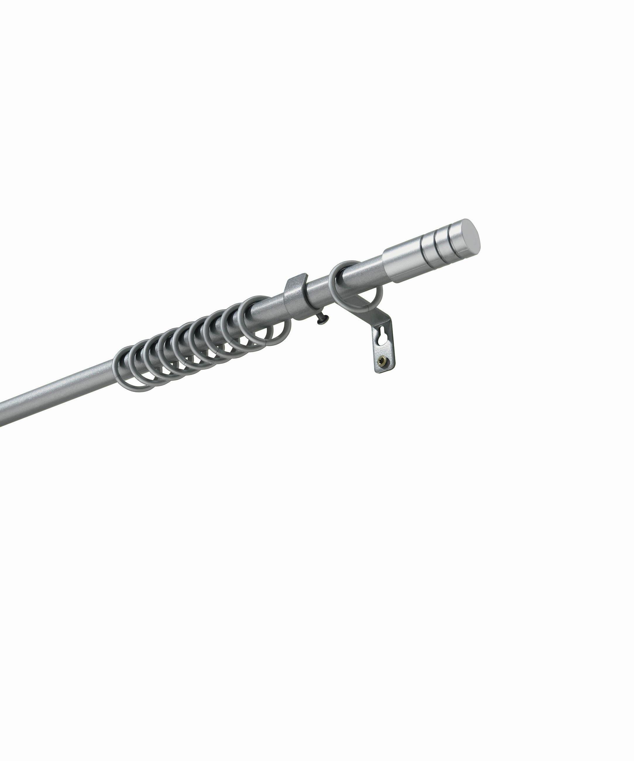 KARNIŠA srebrne boje metal - srebrne boje, Basics, metal (120-210cm) - Homeware