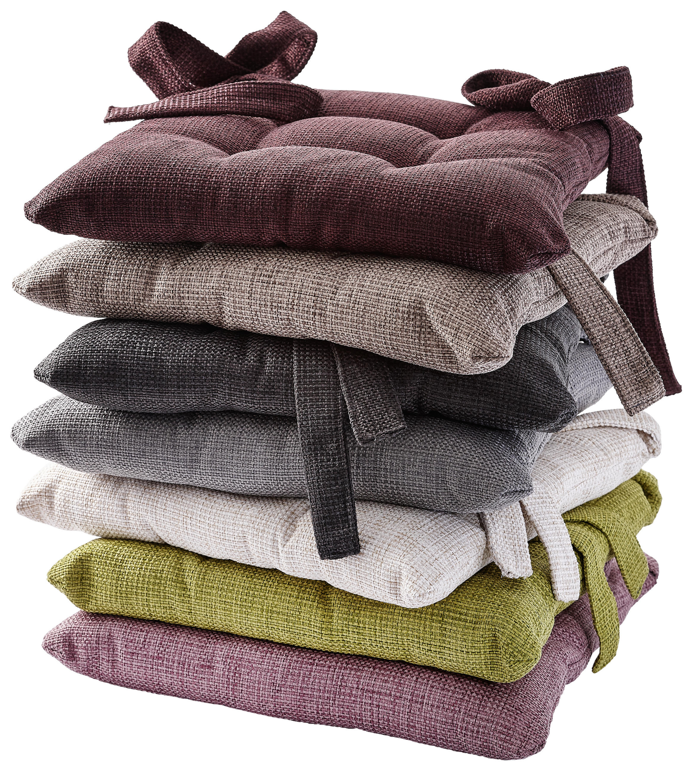 SITZKISSEN  - Anthrazit, Basics, Textil (47/7/45cm) - Novel