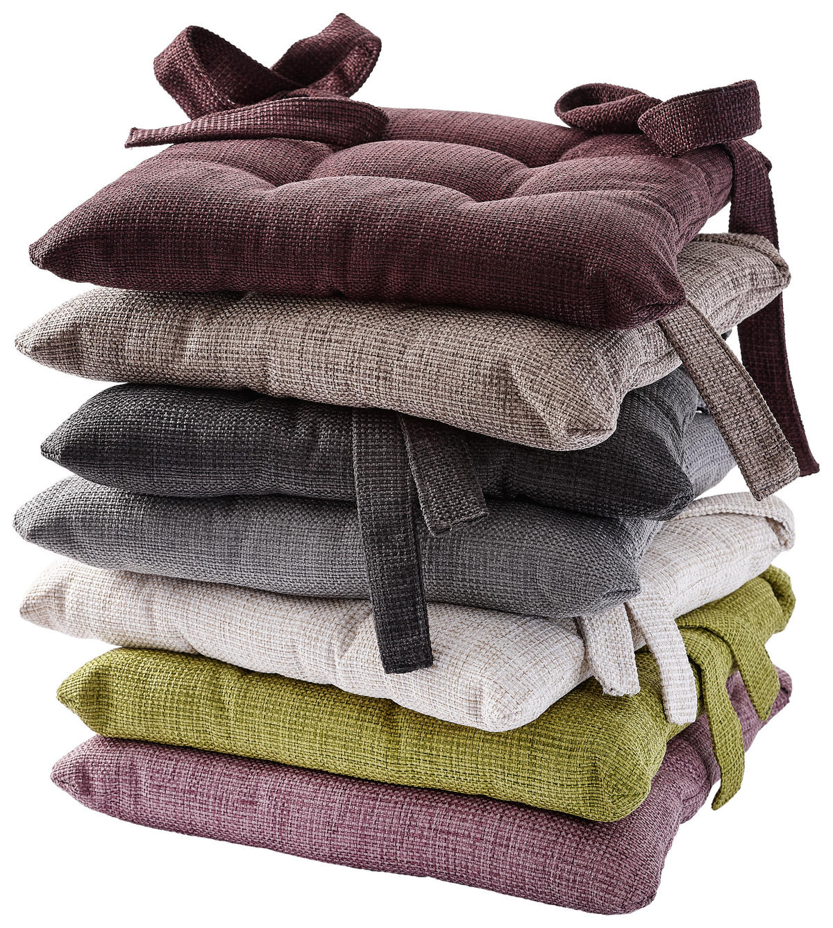 SITZKISSEN  - Anthrazit, Basics, Textil (47/7/45cm) - Novel