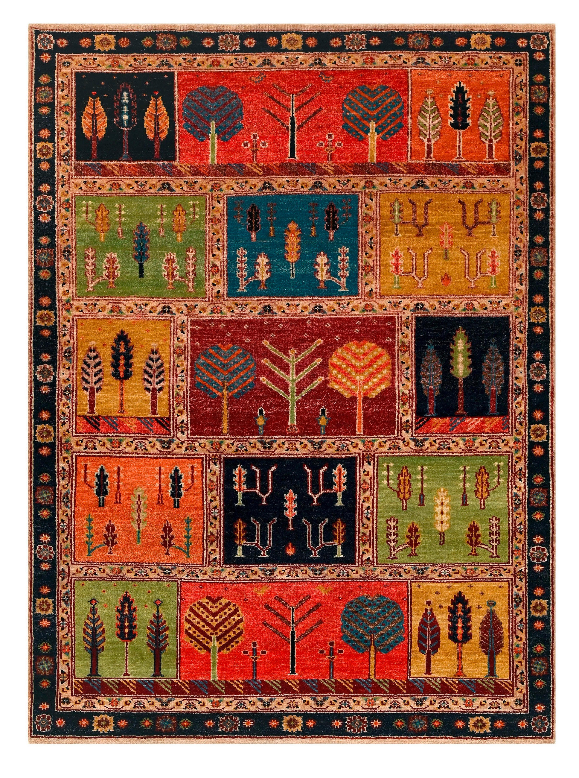 ORIENTTEPPICH 90/160 cm Endless Dream Multicolor  - Multicolor, LIFESTYLE, Textil (90/160cm) - Cazaris