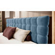 BOXSPRINGBETT 180/200 cm  in Blau  - Blau/Schwarz, Design, Holz/Holzwerkstoff (180/200cm) - Esposa