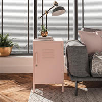 BEISTELLTISCH in Metall 38/40/69 cm  - Rosa, Design, Metall (38/40/69cm) - MID.YOU