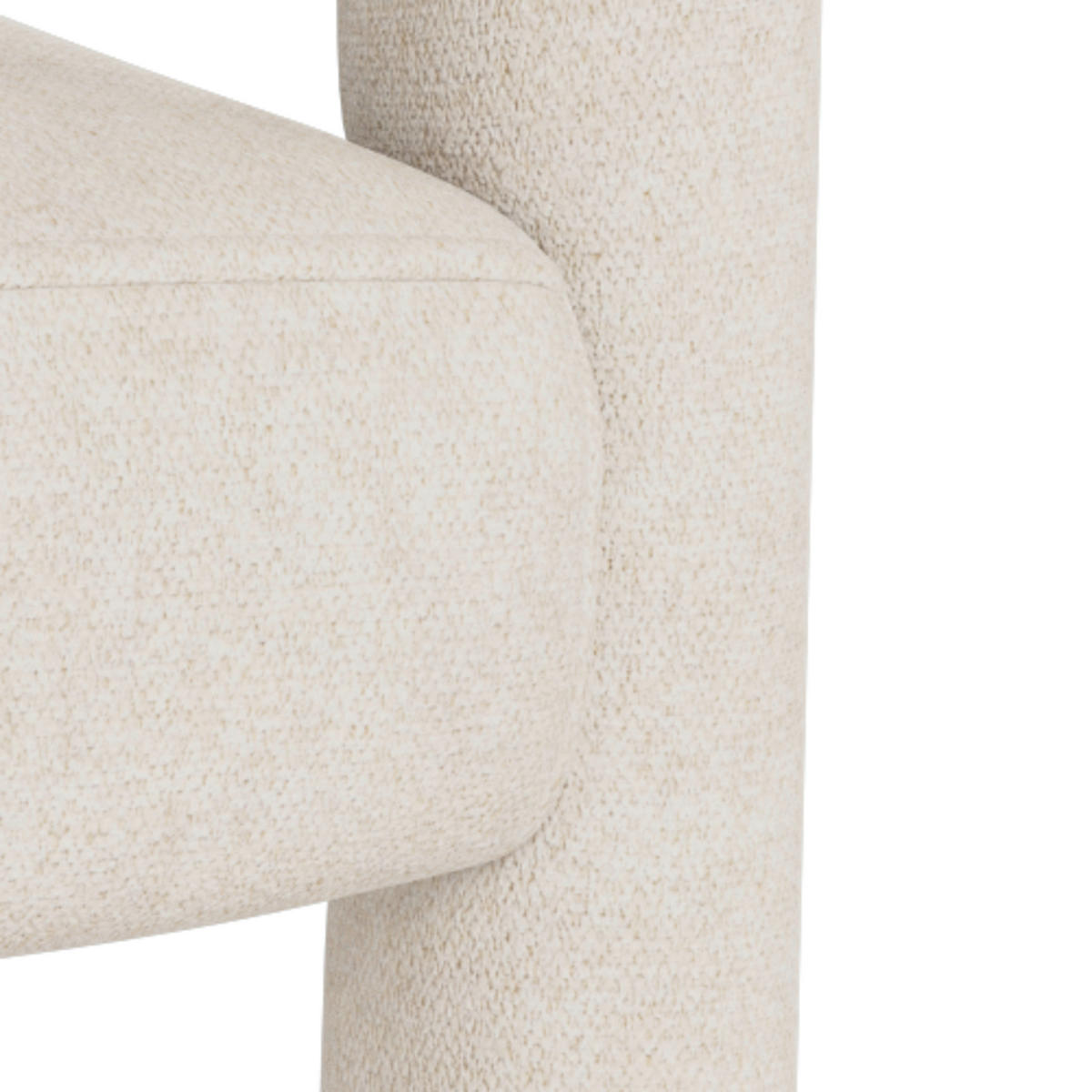 ARMLEHNSTUHL   Flachgewebe  - Beige, MODERN, Textil/Metall (58/76/55cm) - MID.YOU