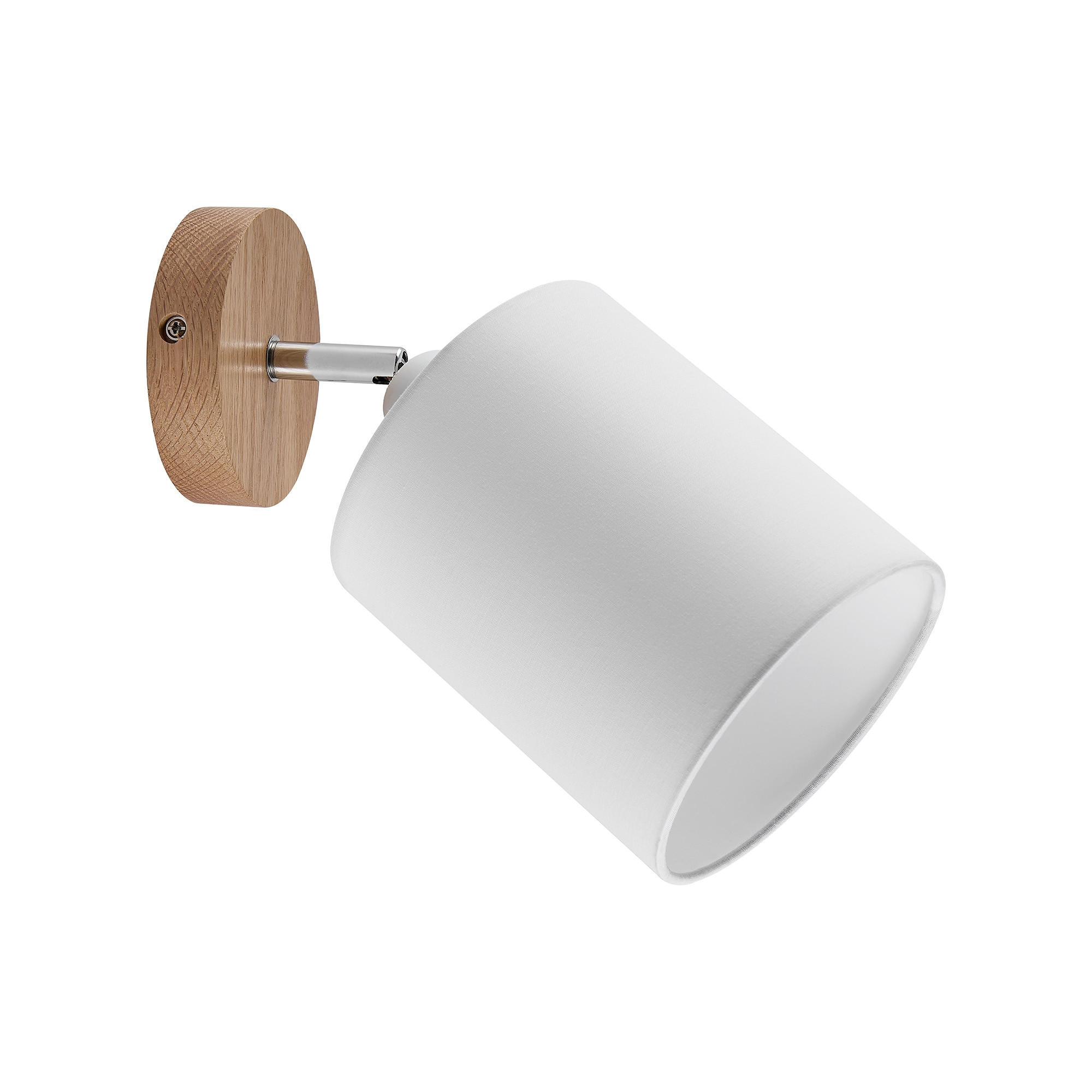 STRAHLER Sofia 27/25/25 cm  - Eschefarben/Weiß, Natur, Holz/Textil (27/25/25cm) - Marama