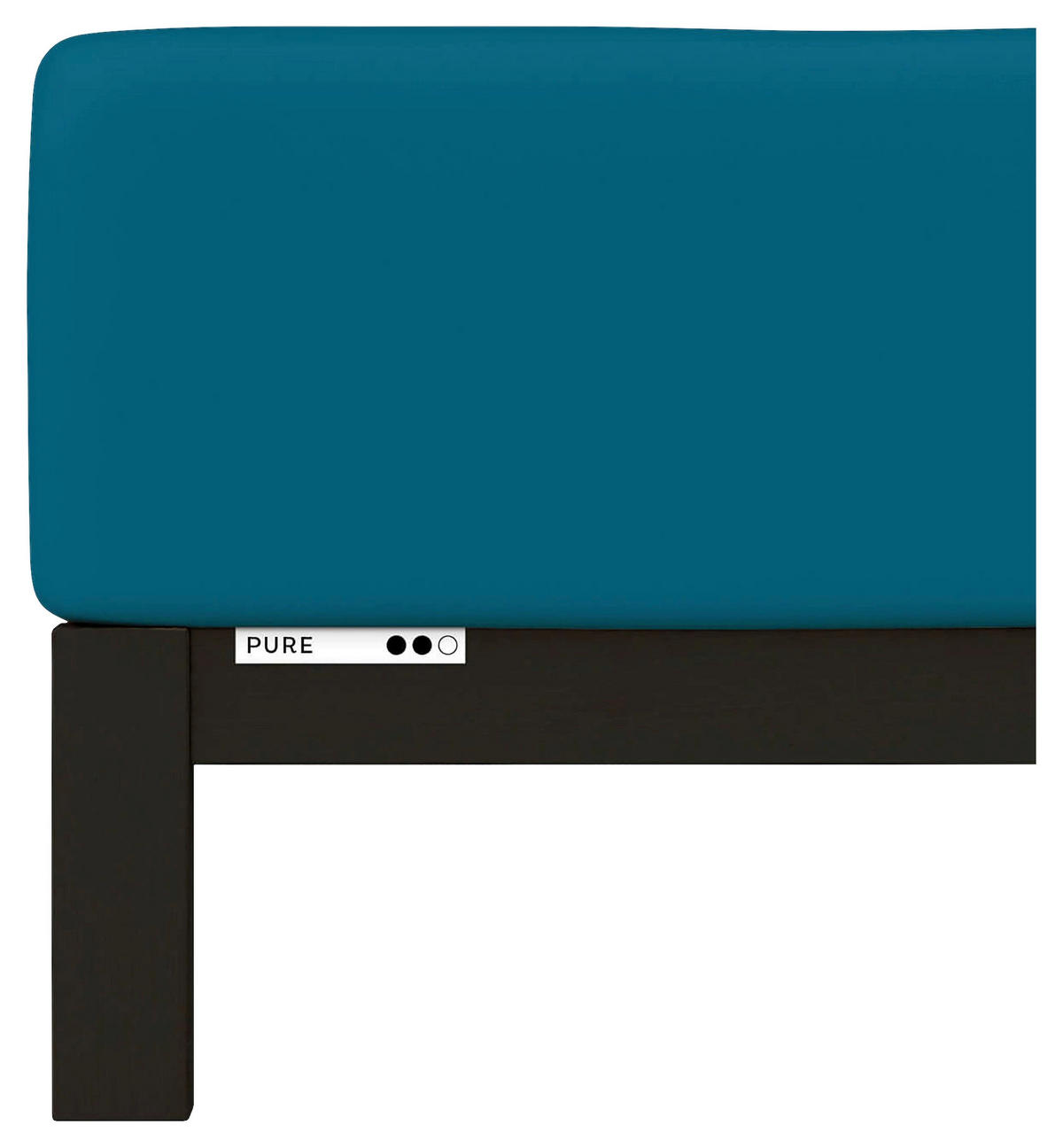 BOXSPRING-SPANNLEINTUCH 90-100/190-220 cm Jersey  - Petrol, Basics, Textil (90-100/190-220cm) - Schlafgut