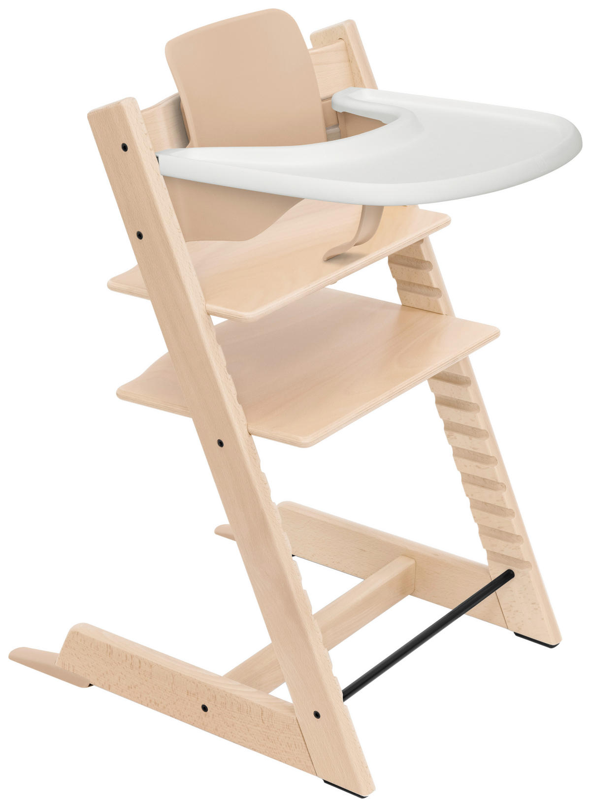 HOCHSTUHL-SET Tripp Trapp Bundles  - Naturfarben, Basics, Holz (83/65/46cm) - Stokke