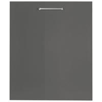 GESCHIRRSPÜLERFRONT 45/72/1,9 cm  in Schieferfarben  - Schieferfarben/Edelstahlfarben, MODERN, Holzwerkstoff/Metall (45/72/1,9cm) - Nobilia