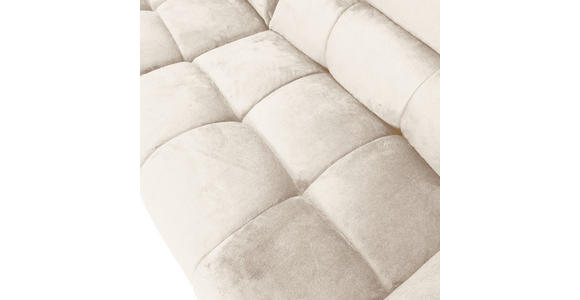 ECKSOFA Beige Flachgewebe  - Beige/Schwarz, MODERN, Kunststoff/Textil (275/235cm) - Landscape