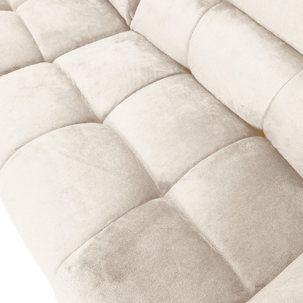 ECKSOFA Beige Flachgewebe  - Beige/Schwarz, MODERN, Kunststoff/Textil (275/235cm) - Landscape