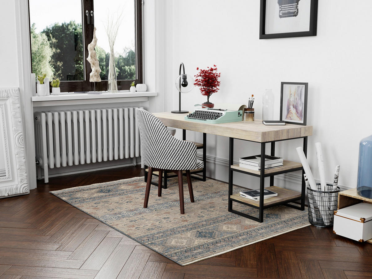 ORIENTTEPPICH 65/130 cm Grau  - Grau, Design, Textil (65/130cm) - Cazaris