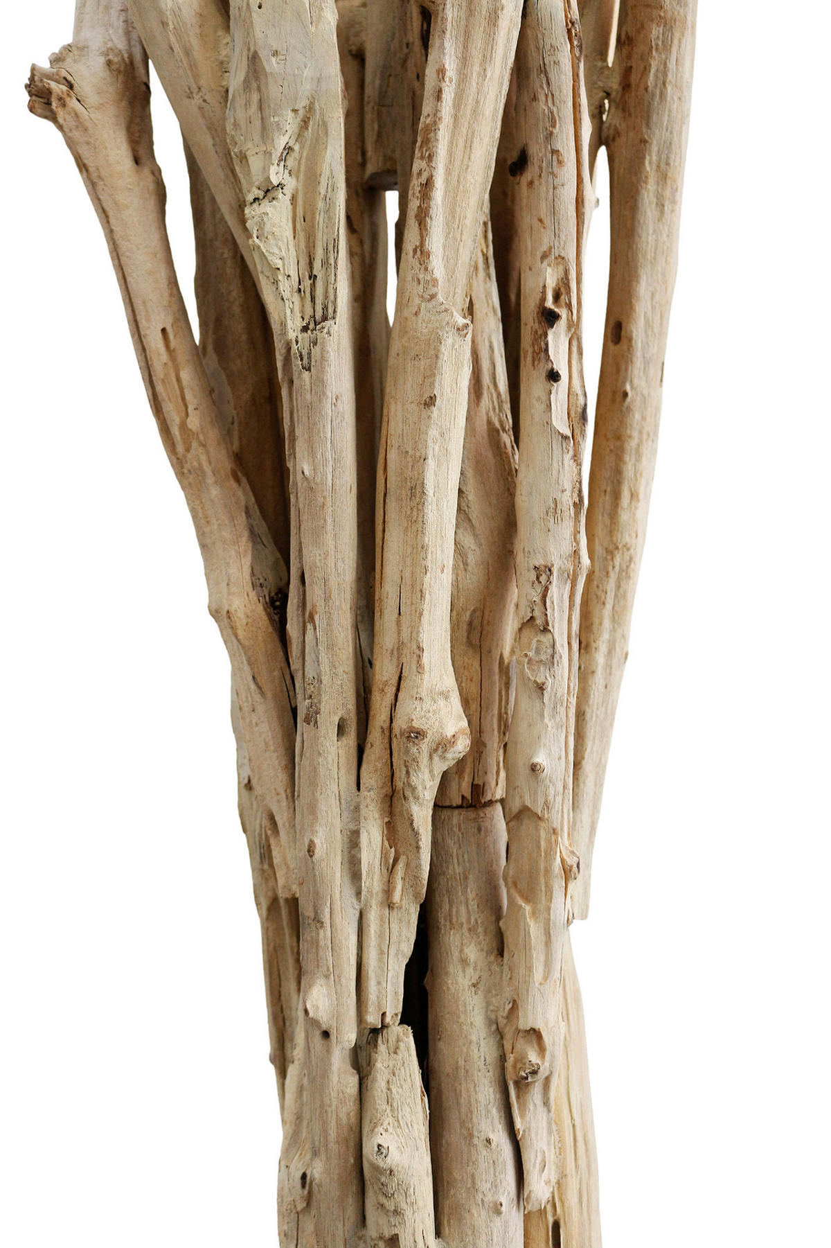 STEHLEUCHTE  30/150/30 cm   - Weiß, Design, Holz/Textil (30/150/30cm) - P & B