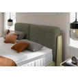 BOXSPRINGBETT 180/200 cm  in Hellgrün, Greige  - Greige/Schwarz, Design, Textil/Metall (180/200cm) - Johann Jakob