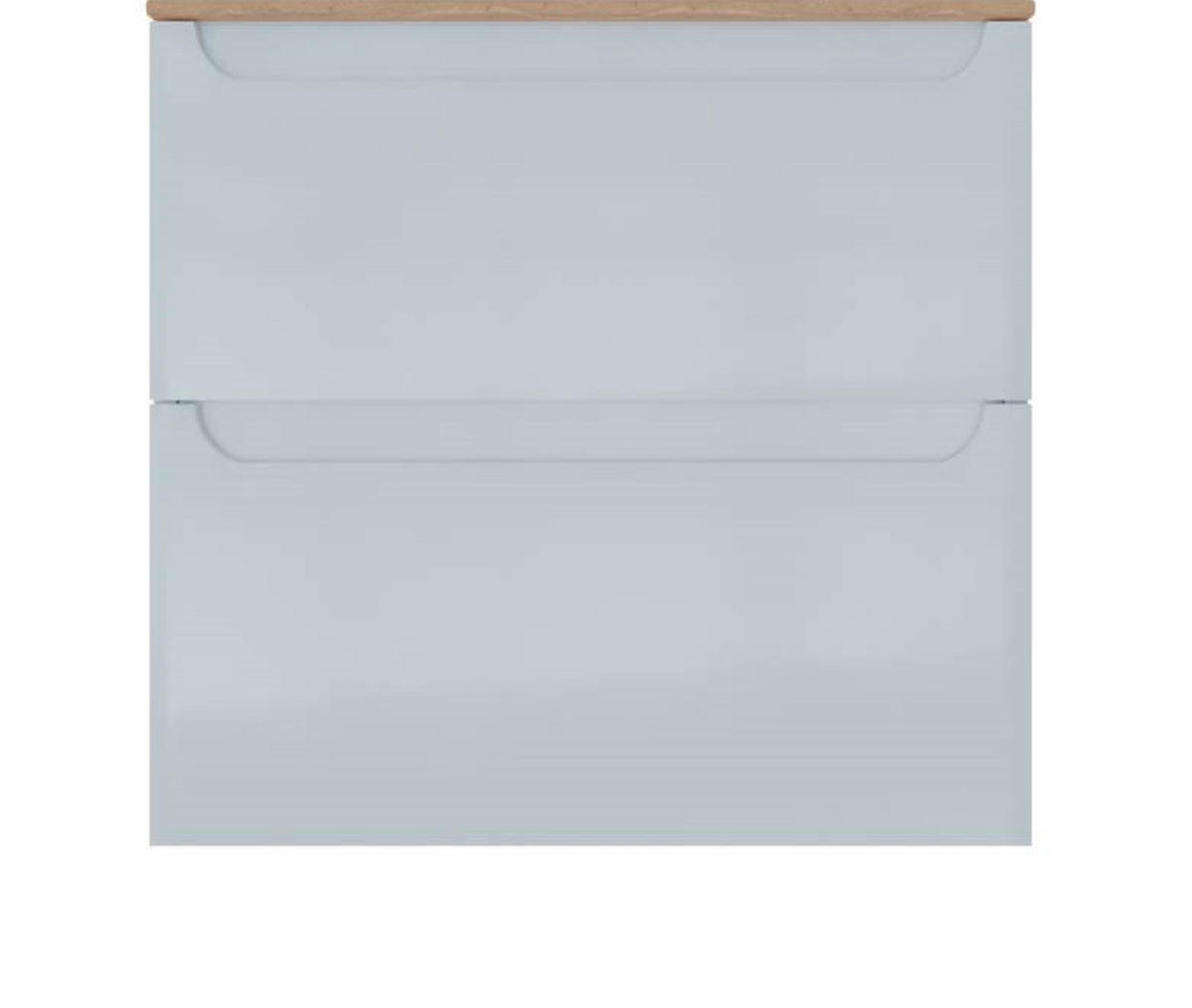 DONJI ELEMENT  boje hrasta, bijela visoki sjaj  - boje hrasta/bijela visoki sjaj, Basics, drvo (60/46/57,5cm)