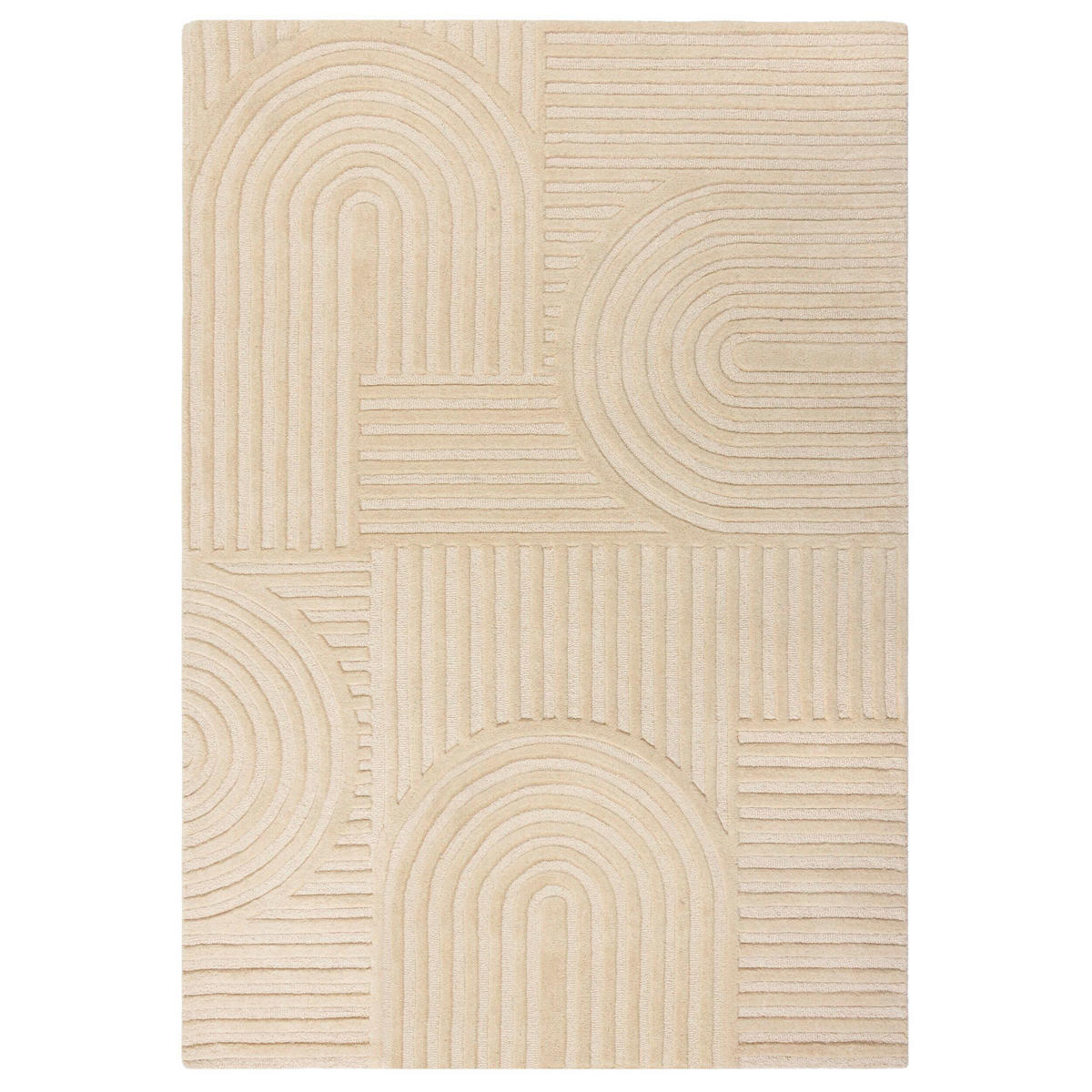 WOLLTEPPICH 230/160 cm Naturfarben  - Naturfarben, Basics, Textil (230/160cm) - Xora