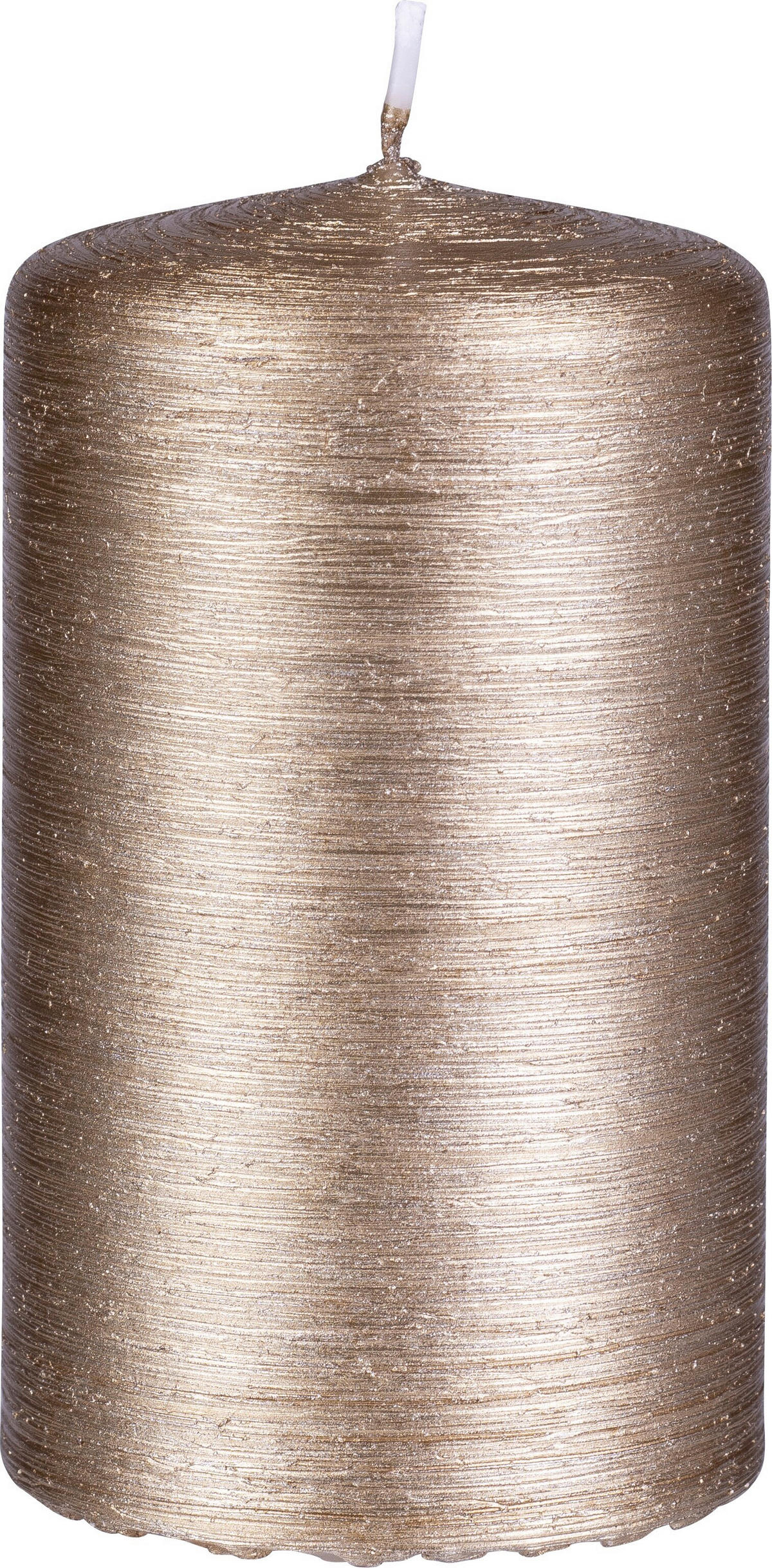 KERZE - Goldfarben, Basics (6/10cm)