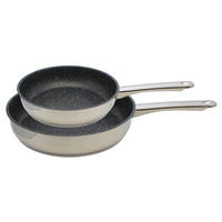 PFANNENSET Space Edelstahl 2-teilig  - Edelstahlfarben, Basics, Metall (24+28cm) - ELO